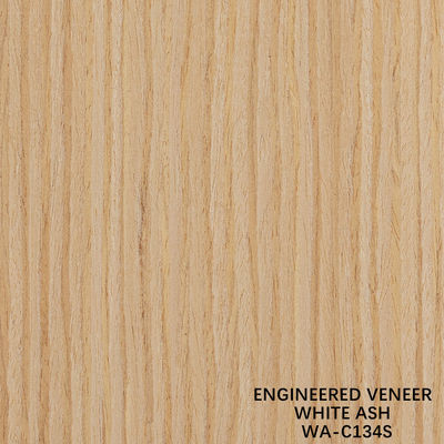0.15-0.55 mm Recon Wood Veneer White Ash 134S 2500 * 640mm