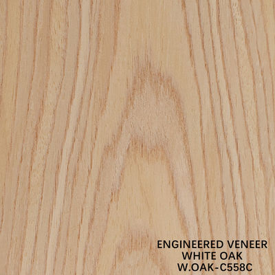 White Oak Thiết kế gỗ cắt phẳng Veneer Crown hạt 558C Cho trang trí khách sạn