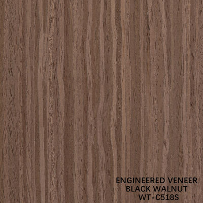 0.60 mm Thiết kế gỗ veneer 518s / 518c cho cửa nội thất và mặt tủ