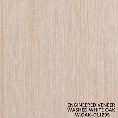 Lớp veneer gỗ sồi được rửa bằng người làm 0.15-0.55 mm Độ dày tùy chỉnh cho khách sạn và trang trí nhà Trung Quốc làm