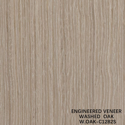 Thiết kế gỗ veneer đặc biệt rửa lá sồi hạt thẳng 2500-3200mm lột trở lại cho da cửa