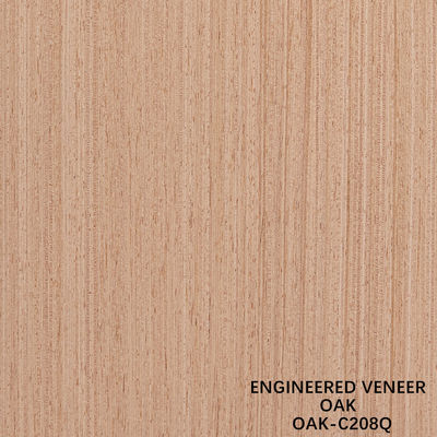 American Oak kỹ thuật gỗ veneer Quarter slice cắt 0,5mm Độ dày cho cửa và mặt tủ