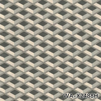 High End Custom Engineered Wood Veneer Lattice Texture Lengthened Size For Hotel Decoration (Thiết kế cao cấp để trang trí khách sạn)