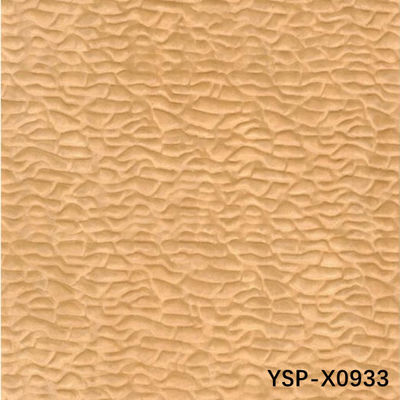 Màu vàng Camphor Sapele Pommele High End Veneer gỗ bất thường cho trang trí khách sạn